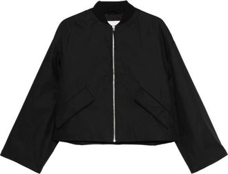 Closed Zip-front Flap-pocket Jacket