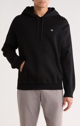 Reigning Champ Monogram Midweight Terry Hoodie in Black at Nordstrom Rack, Size X-Large