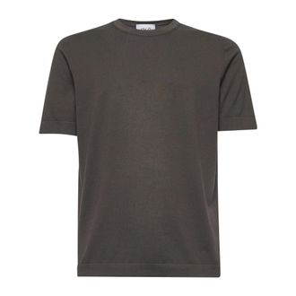 D4.0 T-Shirts, male, Brown, Size: 3XL Crew-neck Short-sleeve T-Shirt