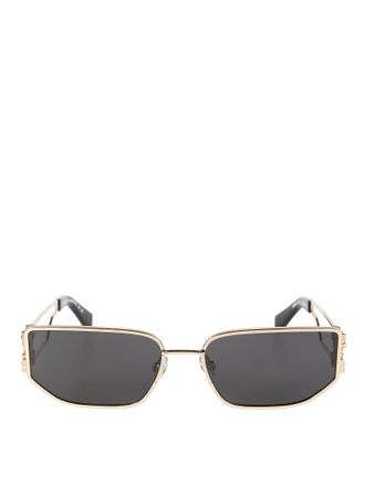 Off-white Gold Allen Metal Double Wire Sunglasses