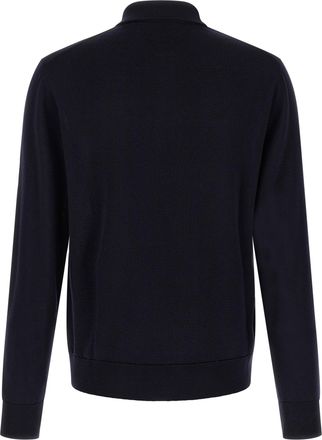 Dolce & Gabbana Virgin Wool Polo Shirt - Navy