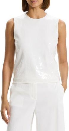 Theory Sequin Shell in White at Nordstrom Rack, Size X-Large