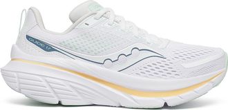Saucony Womens Guide 17 Sneaker, White/Peel, 4.5 UK