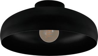 Eglo Mogano Vintage Ceiling Light - Black | TJ Hughes