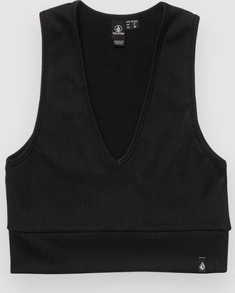 Volcom Gimmestank Rib T-Shirt schwarz