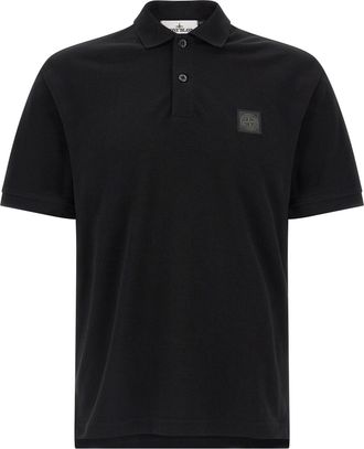 Stone Island Compass Logo Polo Shirt