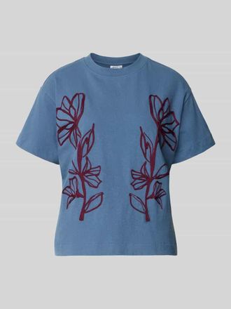 Jake*s Casual Regular Fit T-Shirt aus reiner Baumwolle in Bleu, Gr&ouml;&szlig;e XXL