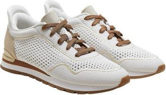 Vivaia Allday Unisex Slip-On Mesh Sneakers in White Buff Beige at Nordstrom, Size 6.5