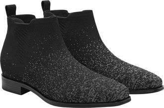 Vivaia Ryan Slip-On Chelsea Boots in Black Netallic at Nordstrom, Size 9.5