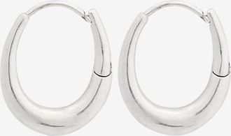 SOEUR Grosse silberne Creolen Intemporelle