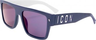 Dsquared2 Mens ICON0003 56 S 0JU Sunglasses - Blue - One Size