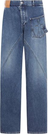 J.W.Anderson Jeans met afwerking - Blauw