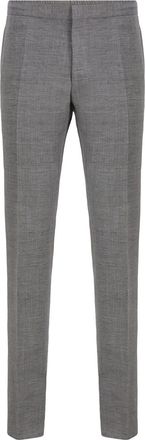 HUGO BOSS Mens T-Banson Trousers in Grey Wool - Size 38W/32L