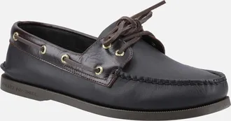 Sperry Top-Sider Mens Authentic Original 2-Eye Mens Boat Shoes - Black - Size: 10.5