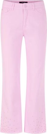 Marc Cain Forli Jeans - Dames - Vrijetijds broeken - Roze - L - Katoen - Broeken
