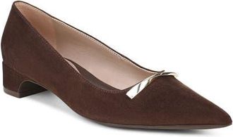 Naturalizer Rumi Slingback Bit Loafer Pump in Chocolate Suede at Nordstrom, Size 9.5
