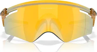 Oakley QNTM Kato 156mm Prizm Shield Sunglasses in Gold at Nordstrom