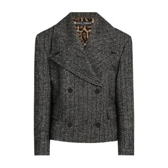 Dolce & Gabbana Mujer, Chaquetas, Gris, Talla: XS