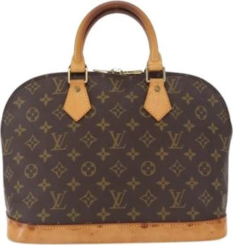 Louis Vuitton Pre-owned Handbags, female, Brown, Size: ONE SIZE Pre-owned Canvas Handbag