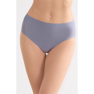 Chantelle Soft Stretch High Cut Briefs in Smoke Grey at Nordstrom