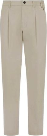 People of Shibuya Broeken, Heren, Beige, S, Leer, Kobra Pm 931 Broek