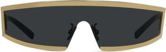 Givenchy Square Mask Sunglasses in Gold /Smoke at Nordstrom
