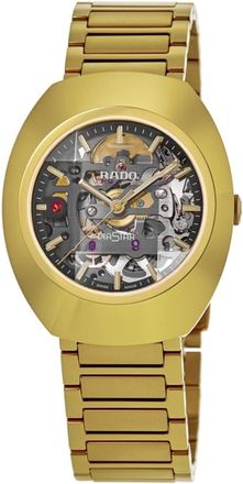Rado DiaStar Original Automatic Skeleton Dial PVD Steel Mens Watch R12164153