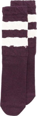 Golden Goose distressed socks - Purple