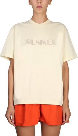 Sunnei Crewneck T-Shirt-Donna