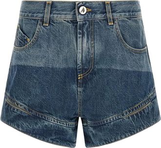 The Attico Mujer, Pantalones cortos, Azul, Talla: W26