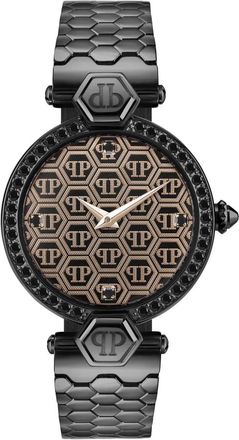 Philipp Plein Couture 32mm Horloge - Dames - Horloges - Zwart - ONE Size - Accessoires