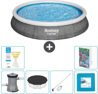 Bestway Piscina Bestway Fast Set Redonda - 396x84 Cm - 7-piezas S191