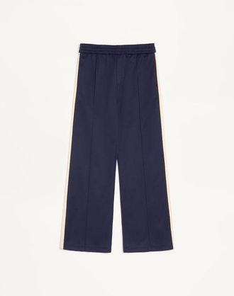 Valentino Valentino Acetate Trousers With Vlogo Patch