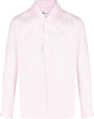 Doppiaa Roze Polo Shirt voor Vrouwen - Heren - Casual Overhemden - Roze - M - Overhemden