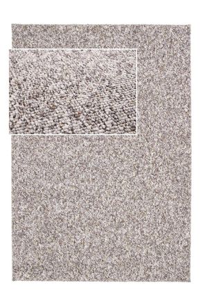 AFK Living Alfombra interior lanosa y rizada lavable 120 x 170 cm