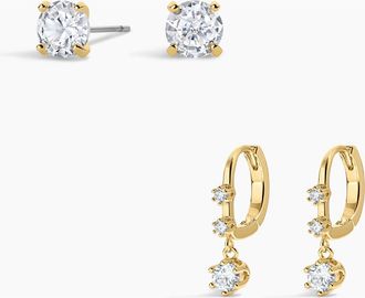 Electric Picks Edition Earring Set of 2 in Gold at Nordstrom