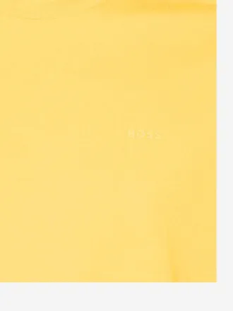 HUGO BOSS Cotton T-Shirt - Yellow