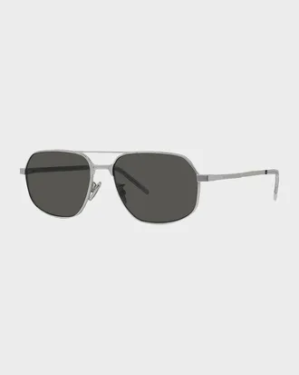 Givenchy Men & apos;s GV One Metal Aviator Sunglasses