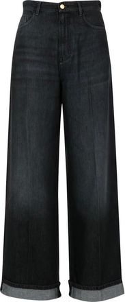 Max Mara Dames, Jeans, Zwart, Maat: 2XS Katoen