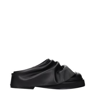 The Attico Die Attico Hausschuhe und Clogs Robin Damen Leder Schwarz
