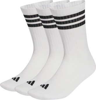adidas 3-Stripes Essential Concept Crew 3-Pack Multifunktionssocken f&uuml;r Herren | wei&szlig;/grau