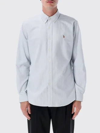 Polo Ralph Lauren Camicia a righe in cotone con colletto button-down