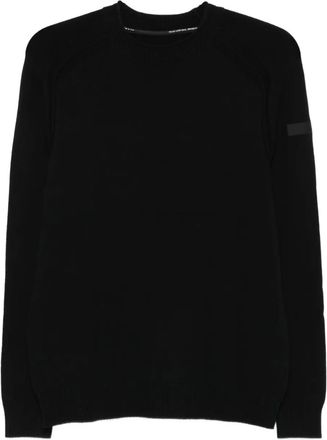 Roberto Ricci Design Maglione girocollo con inserti - Nero