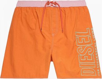 Diesel Mens Bmbx Wave Swim Short, Orange - Size: 35/34/32