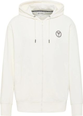 Carlo Colucci Casual Fashion Sweat Jacket - Heren - Vesten met rits - Beige - M - Katoen - Hoodies & sweatvesten