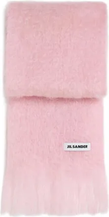 Jil Sander Pastel Pink Gradient Effect Scarf