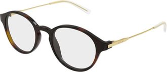 Gucci Optisch Montuur - Heren - Brillen - Bruin - 49 MM - Accessoires