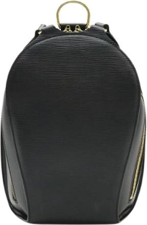 Louis Vuitton Pre-owned Epi 2way rugzak - Dames - Vintage Rugzakken - Zwart - ONE Size - Leer - Vintage