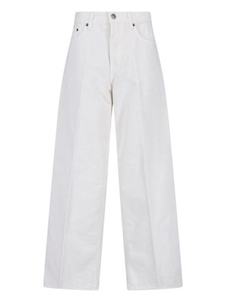 Haikure Wide-Leg Denim Pants With Classic Five-Pocket Design