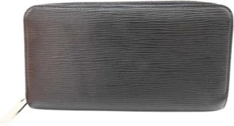 Louis Vuitton Pre-owned Wallets, male, Black, Size: ONE SIZE Pre-owned Leather wallets